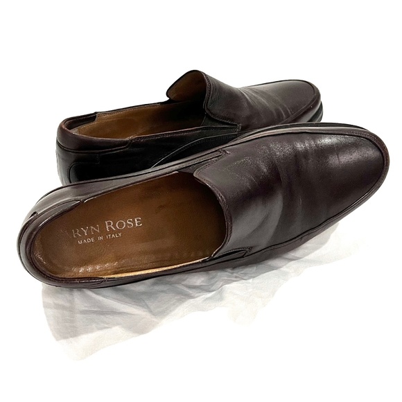 Taryn Rose Italian-Made Men's Brown Leather Loafers/Driving Shoes, Size 43C - Picture 7 of 14